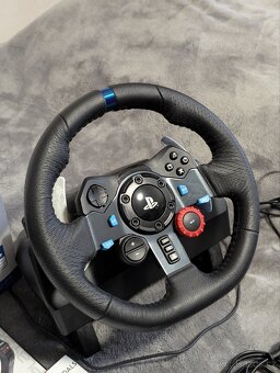 Logitech G29 + Řadici páka–top stav. - 2
