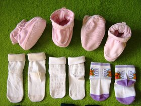 Ponožky, capáčky a punčocháčky pro holčičku vel. 1-2 roky - 2