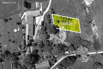 Prodej stavebního pozemku 1005 m² Čkyně - Dolany - 2