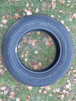 1xLetní pneu CONTINENTAL CONTIECOCONTACT 3 185/70 R14 - 2