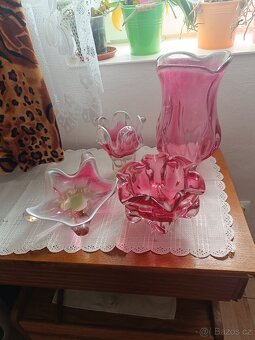 Prodám broušené sklo a hutní sklo - 2