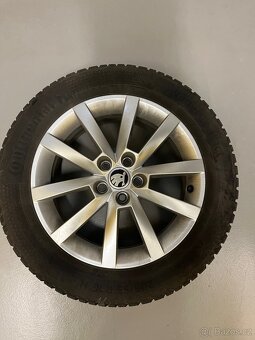Zimní sada 4 ks ALU Škoda Scala 16" s pneu Continental - 2