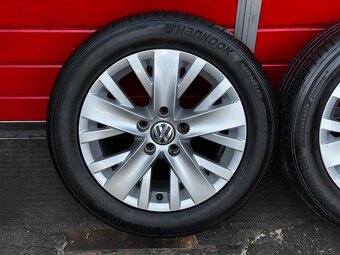 Original ALU kolo VW 16" 6,5J ET50 letní pneu 205/55/R16 - 2