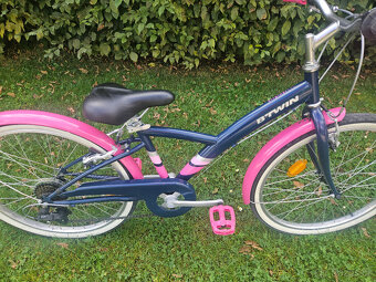 24" dívčí juniorské silniční kolo B-TWIN, rám 13" - 2