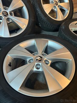 ALU Kola ŠKODA 5x112 R16 VELORUM Zimní Pneu 205/55/16 - 2