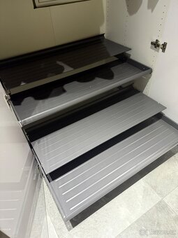 IKEA KOMPLEMENT Výsuvná police na boty, tmavě šedá, 100x58cm - 2