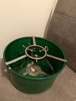 Stojan na vánoční stromeček keramický retro - 2