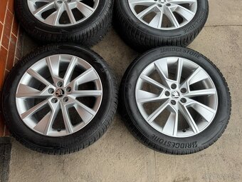 Alu 17" 5x100,škoda BRAGA zimní 90% KamiQ , TOP - 2