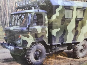 Kovová cedule VELKÁ 40x30cm-GAZ 66 - 2