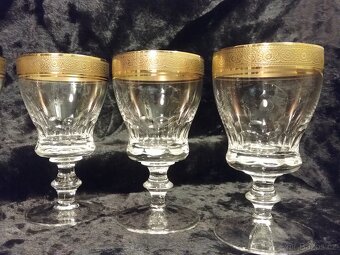 Krásné broušené skleňky Theresienthal - 2