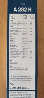 List stěrače BOSCH 3 397 008 634 - 2