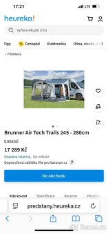 Nafukovací předstan na dodávku - 2