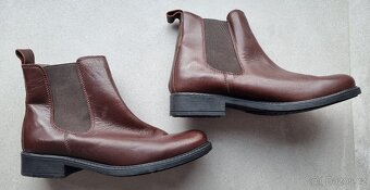 Krásné dámské kožené boty - 2