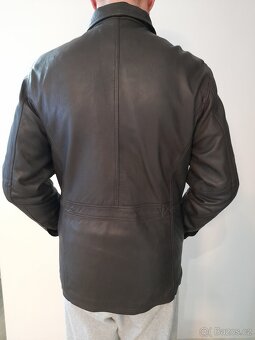 pánská zimní koženková bunda - 2