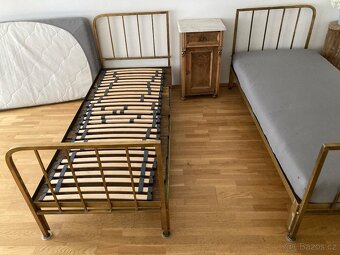 Mosazná dvoupostel - 2