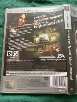 PS2 Need for Speed Most Wanted CZ obal a manuál - 2