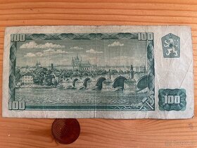Bankovka 100 Kč z roku 1961 - 2