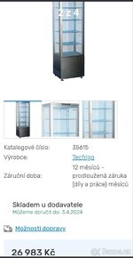 Chladící prosklena lednice - 2