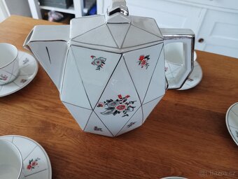 KUBISTICKÁ PORCELÁNOVÁ ČAJOVÁ SOUPRAVA CCP JM PORT DE LA CZE - 2