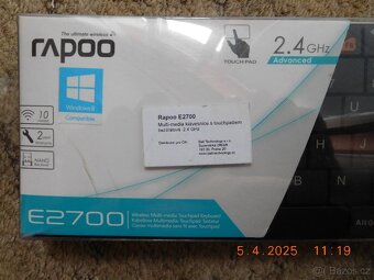 Klávesnice Rapoo E 2700 - 2