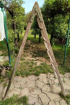 Dřevěné štafle 2m 2x7 příček - 2