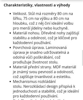 Bílý stůl Jamall - 2