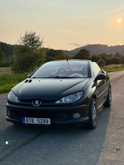 Peugeot 206 CC Cabrio 1.6 benzín – POJÍZDNÝ, levně - 2