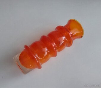 Vázička-hutní sklo - 2