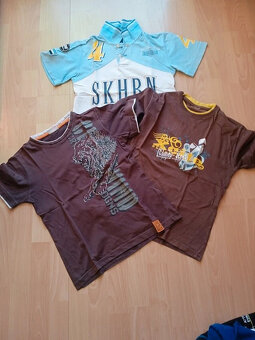 Trička s kr. rukávem vel. 134/140 - 2