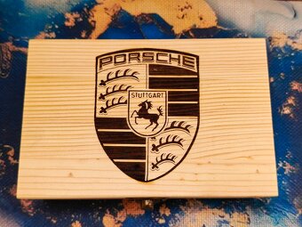 Dřevěná krabička Porsche - 2