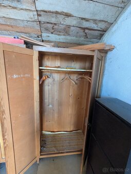 Dřevěné skříně cca 50. léta - 2