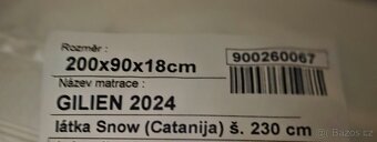 2x Nová matrace 200x90x18 - 2