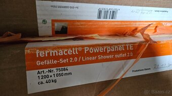 Fermacell Powerpanel TE2- sprchový podlahový set dřevostavba - 2