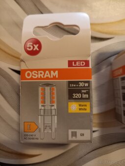 žárovka led G9 Osram 2,6w nový - 2