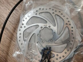 Mechanické kotoučové brzdy 160mm(kompletní brzdy)se senzorem - 2