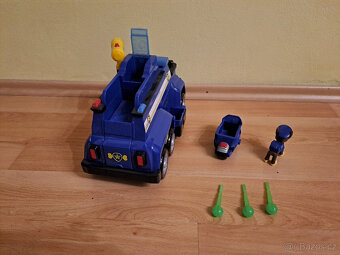 Tlapková patrola velký policejní vůz s motorkou - 2