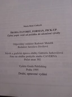Kniha Škoda Favorit, Forman, Pick-Up - 2