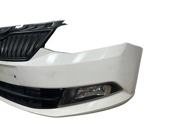 Přední nárazník bílá barva LF9E Škoda Fabia 3 r.v. 2018 - 2