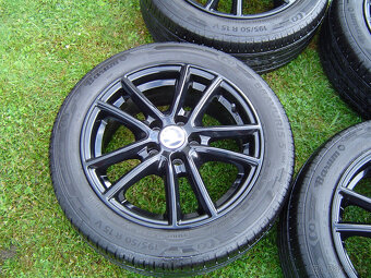 4XLETNÍ HLINÍKOVÁ KOLA ŠKODA FABIA III,IV 195/50 R15..TOP - 2