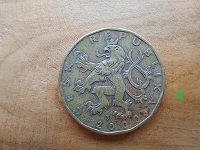 20 Kč dvacet korun dvacetikoruna 2000 svatý Václav mince - 2