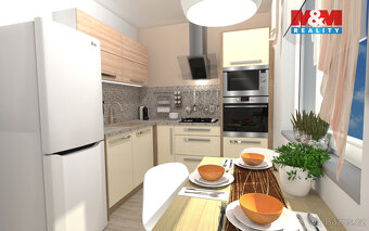 Pronájem bytu 3+1, 62 m², Most, ul. Lidická - 2