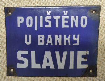 Smaltované cedule. - 2