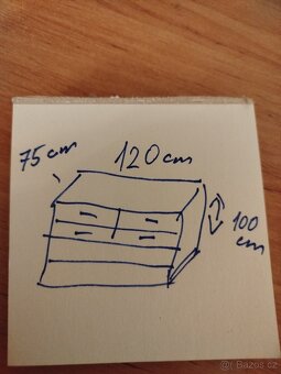 Přebalovací pult - komoda - 2