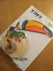 Dětská dřevěná dekorace - věšáčky - 3kusy - 2