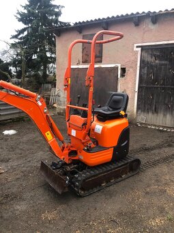 Minibagr Kubota U10 s nulovým přesahem zádě - 2