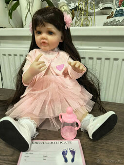 Realistická panenka 56 cm - nová - 2