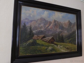 Veliký obraz Scenérie Alpy F. Hoffmann - 2