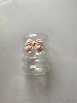 Sklenice s mašlí - 2