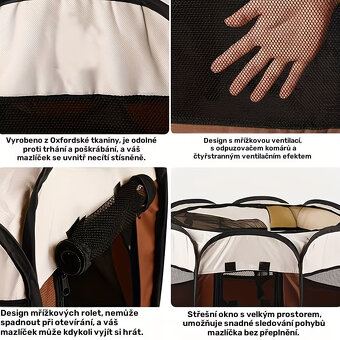 Přenosná ohrádka pro mazlíčky - 2