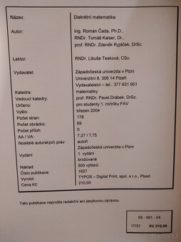 Diskrétní matematika - 2